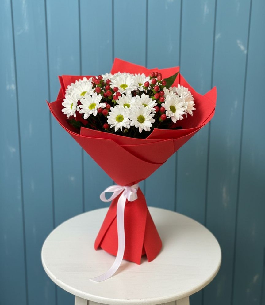 Букет цветов из: Хризантемы в Рудне Волгоградской области