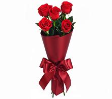 Букет 5 Красных роз Эдлесс Лав в Рудне Волгоградской области