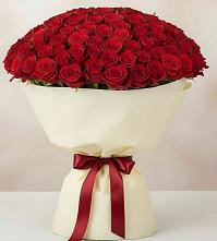 Букет 101 Красная роза Милано в Рудне Волгоградской области