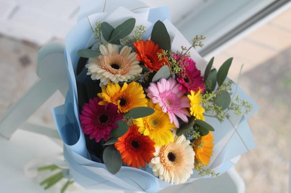 Букет цветов из: Герберы в Рудне Волгоградской области