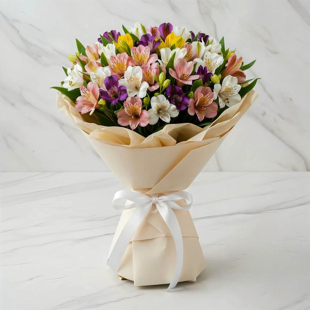 Букет цветов из: Альстромерии в Рудне Волгоградской области