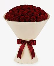 Букет 101 Бордовая роза Блэк Бакарра в Рудне Волгоградской области