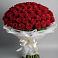 Букет 101 Красная роза Блэк Мэджик в Рудне Волгоградской области