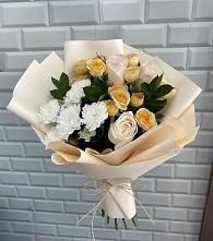 Букет цветов из:  Розы и Хризантемы в Рудне Волгоградской области