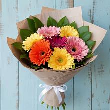 Букет цветов из:  Герберы #REPLACE_PRED# Рудне Волгоградской области
