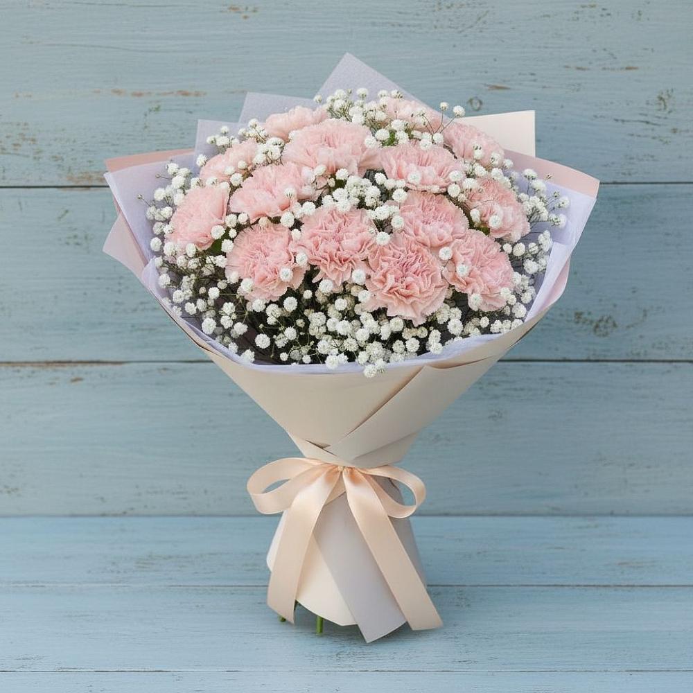 Букет цветов из: Гвоздики в Рудне Волгоградской области