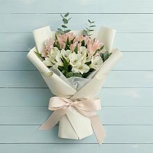 Букет цветов из:  Альстромерии в Рудне Волгоградской области