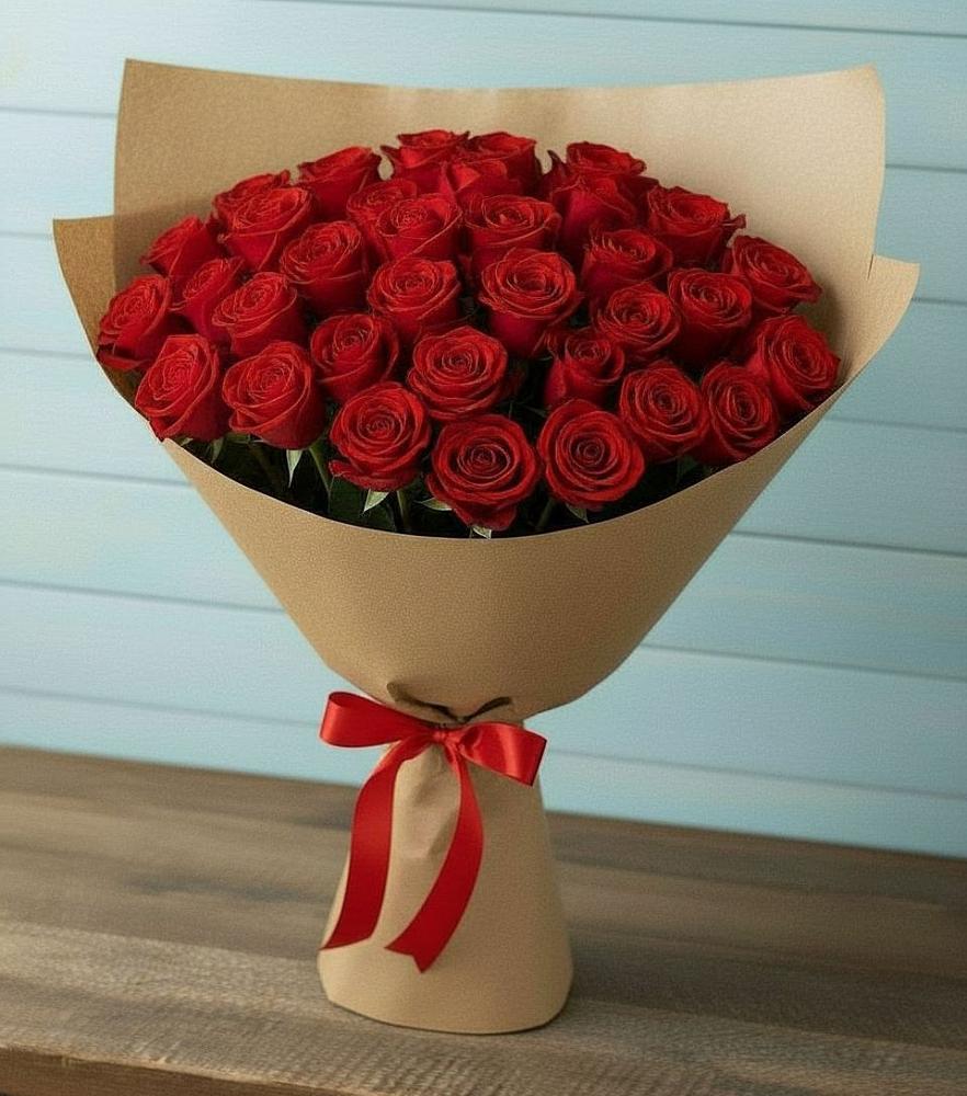 Букет Красные розы Милано в Рудне Волгоградской области
