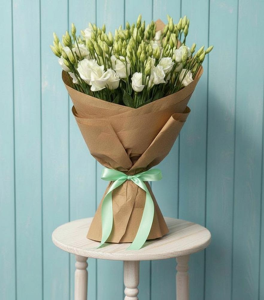 Букет цветов из: Лизиантусы в Рудне Волгоградской области