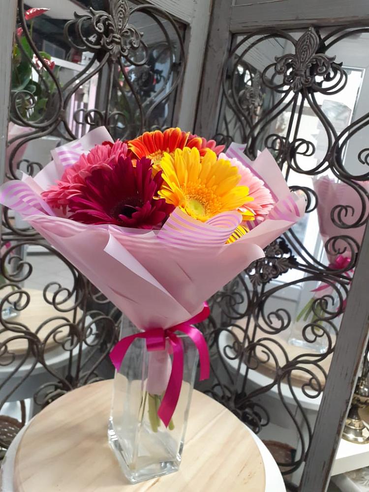 Букет цветов из: Герберы в Рудне Волгоградской области