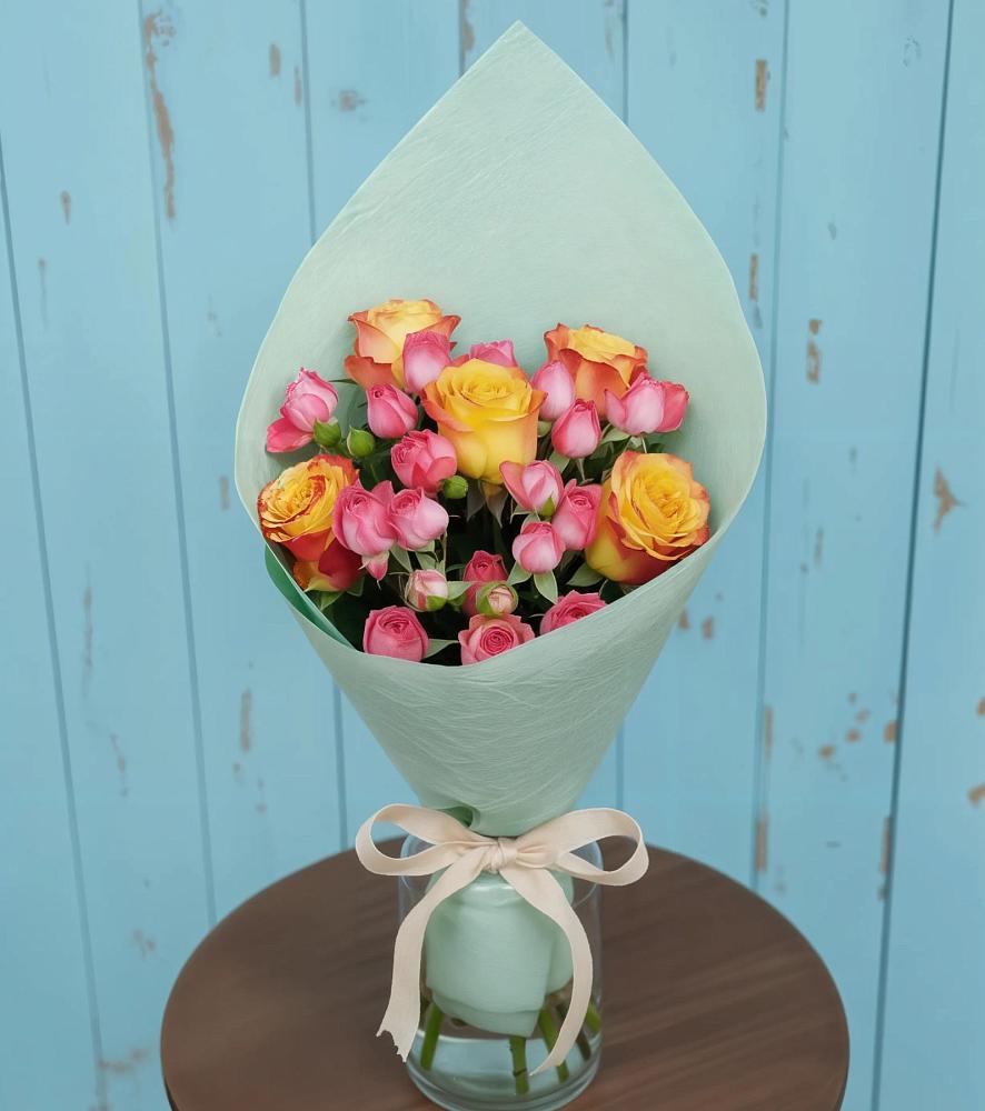 Букет цветов из: Розы в Рудне Волгоградской области