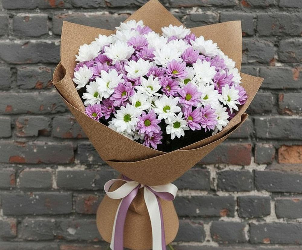 Букет цветов из: Хризантемы в Рудне Волгоградской области