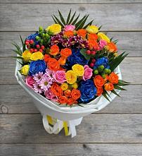 Букет цветов из:  Розы и Хризантемы в Рудне Волгоградской области