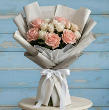 Букет цветов из:  Розы в Рудне Волгоградской области