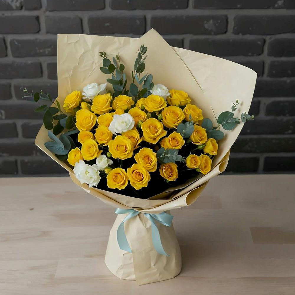 Букет цветов из: Розы в Рудне Волгоградской области