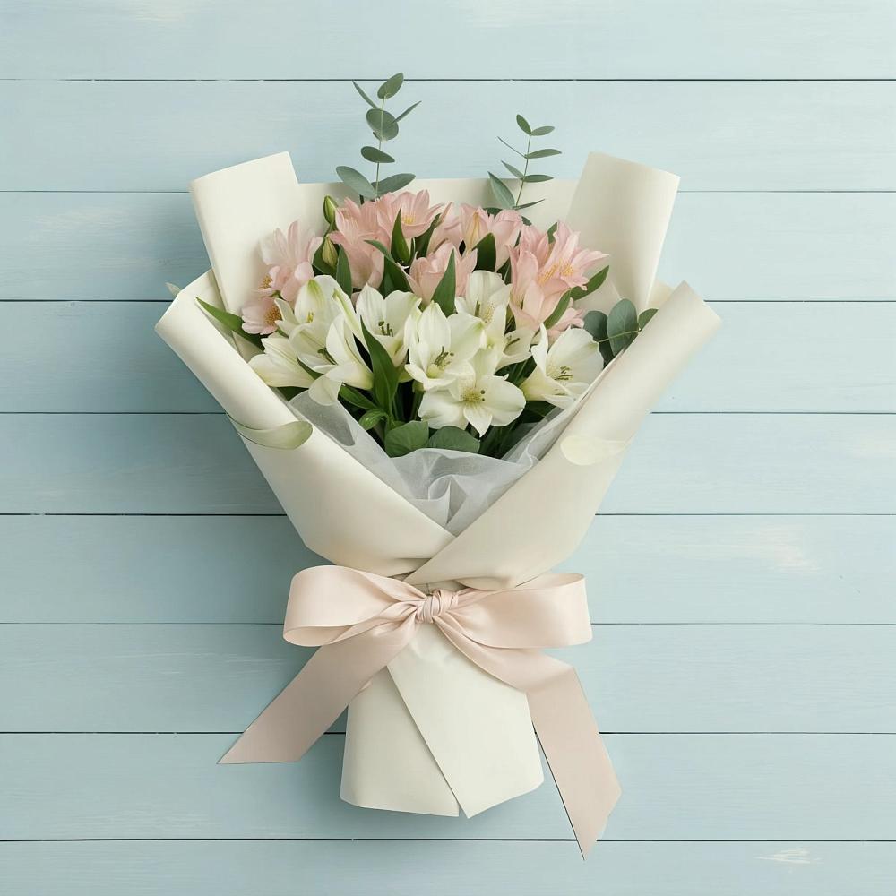 Букет цветов из: Альстромерии в Рудне Волгоградской области