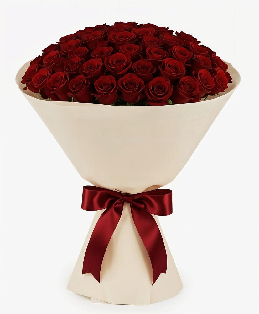 Букет 101 Бордовая роза Блэк Бакарра в Рудне Волгоградской области