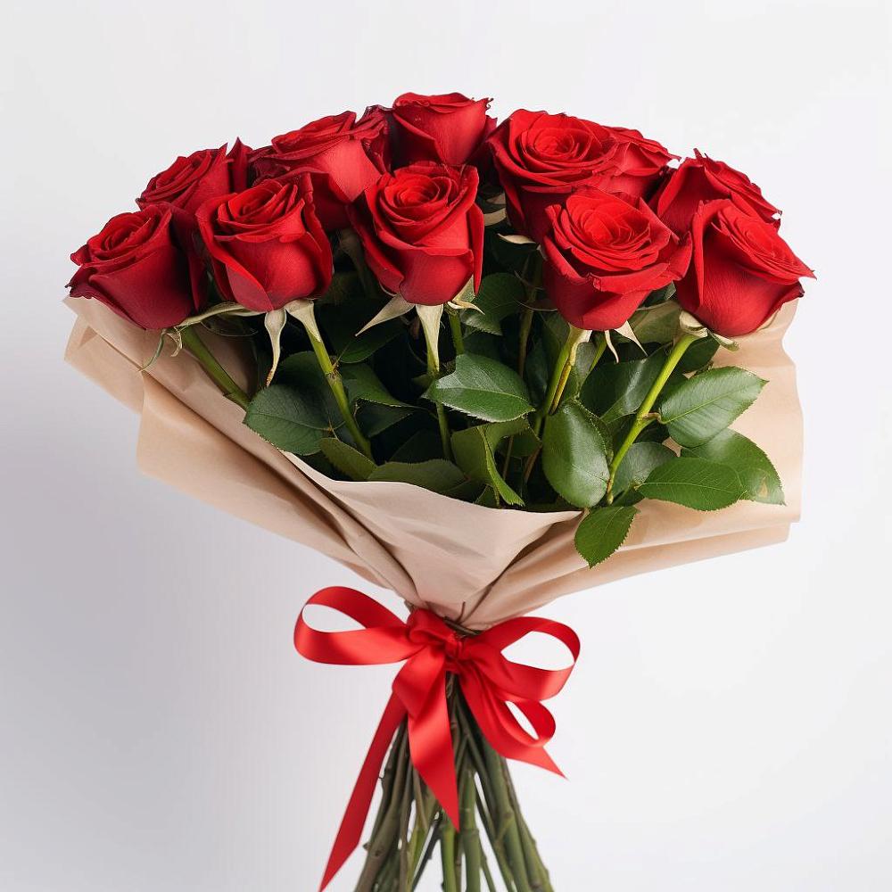 Букет 11 Красных роз Эдлесс Лав в Рудне Волгоградской области